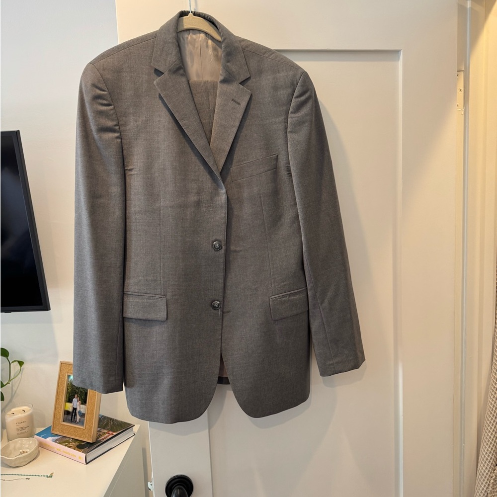 Hugo Boss Classic Cut Gray Men's Blazer